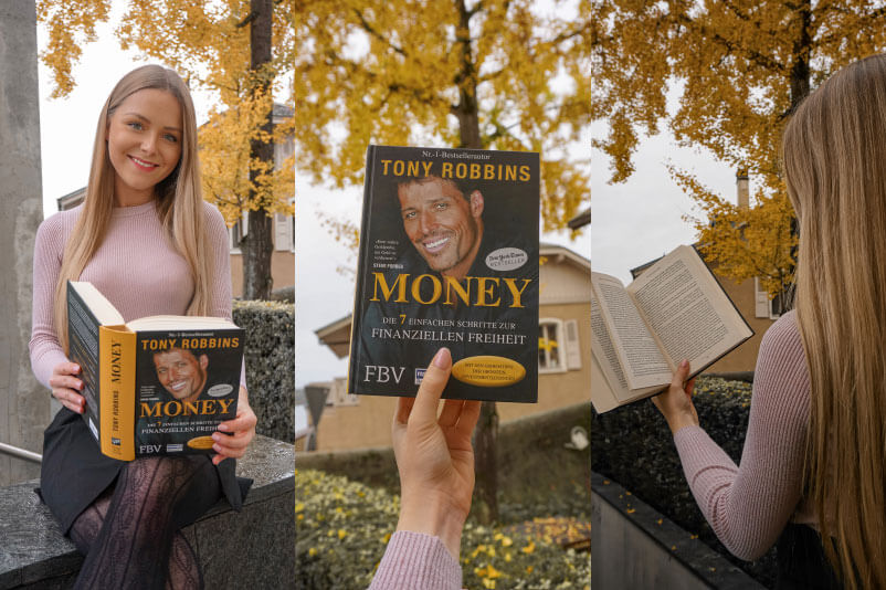 Buchtipp, Buchempfehlung zum Thema Finanzielle Freiheit. Tony Robbins vermittelt das richtige Mindset über Geld und klärt über Finanz-Mythen